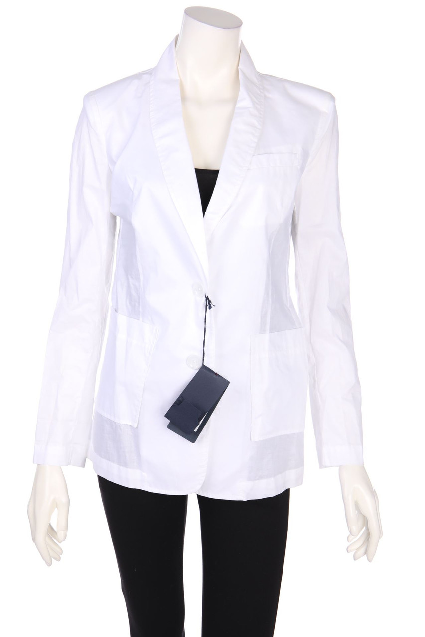 AJ ARMANI JEANS - Blazer aus Baumwolle mit aufgesetzten Taschen - D 34