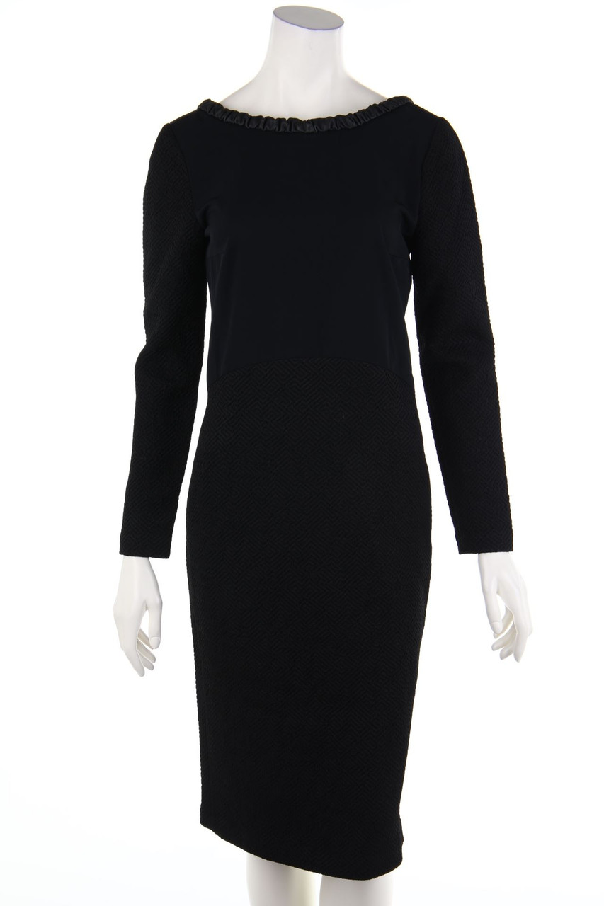 maje - Dress with Deep Back Neckline - M