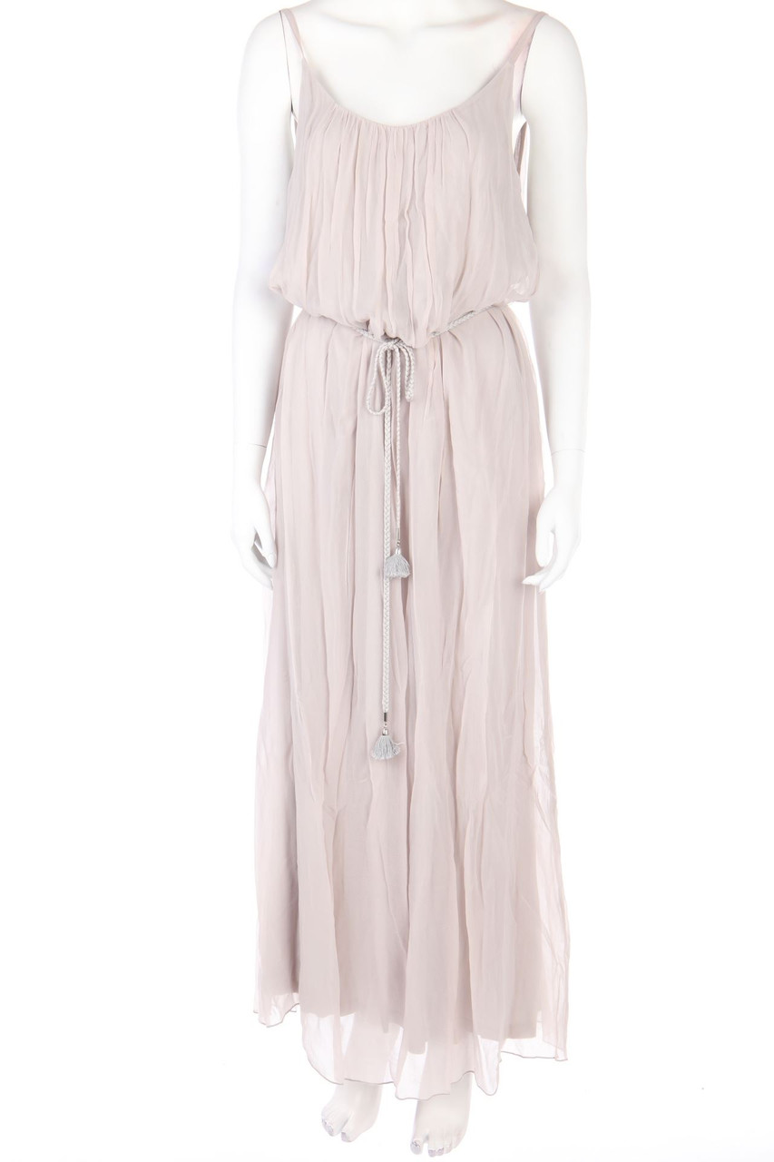 IRIS & INK - Maxi-Abendkleid aus Viskose mit Gürtel - D 40