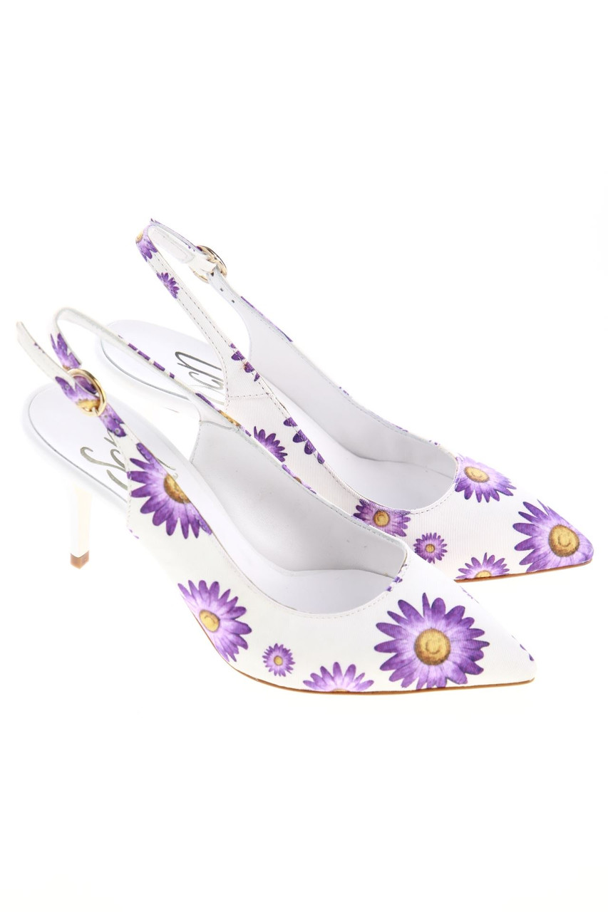 SGN GIANCARLO PAOLI - Slingback-Pumps mit Blumen-Print