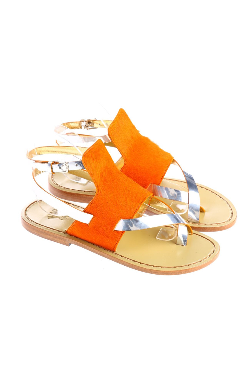 sanchita - Sandalen mit Leder-Details