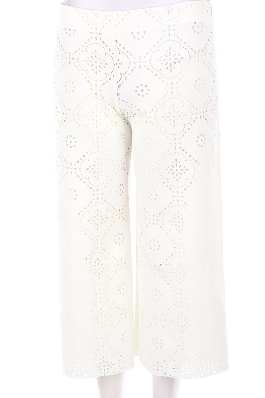 FISICO - Beach-Culotte Pants, Eyelet Lace  - M