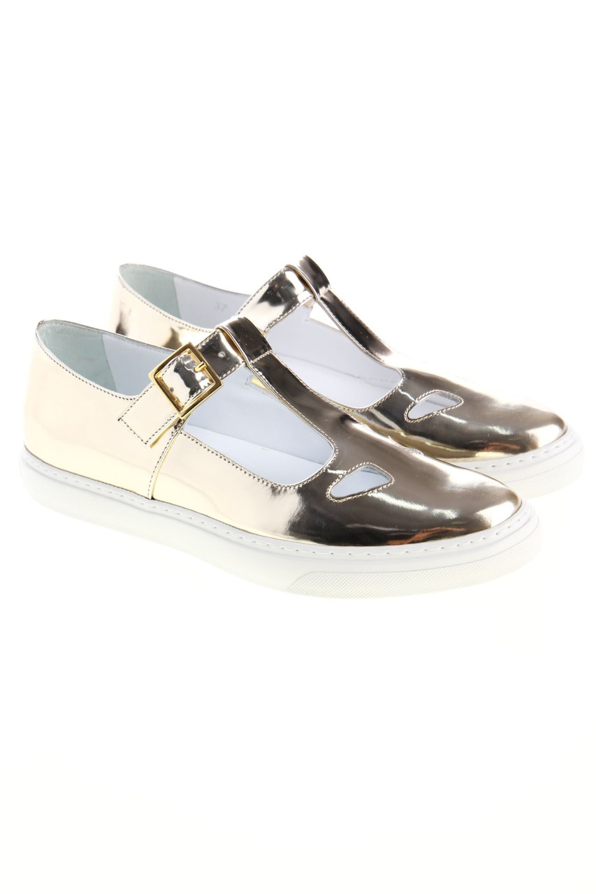 V Italia - Metallic loafers with Cut-outs