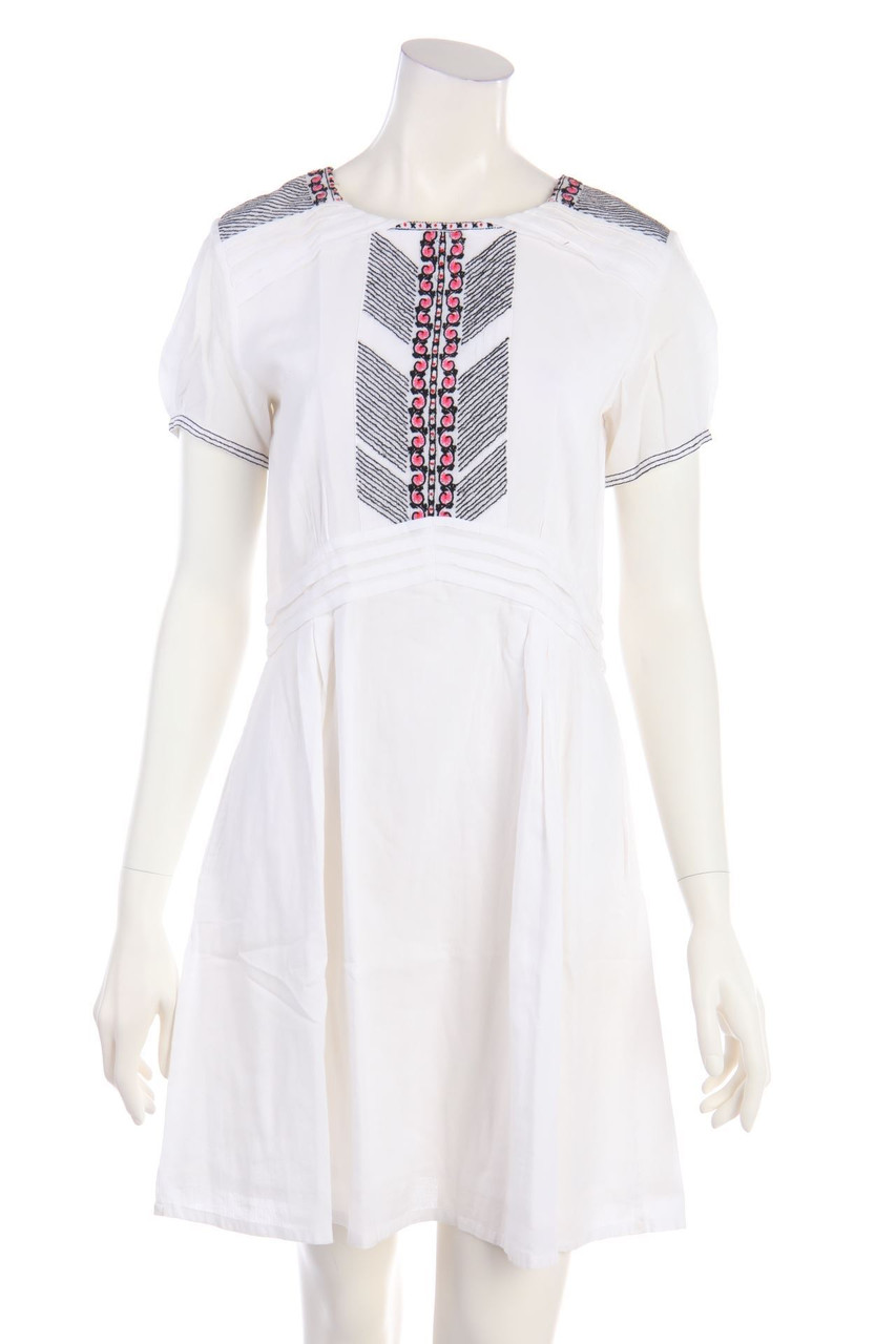 PAUL & JOE - dress, Cotton with Embroideries - D 38