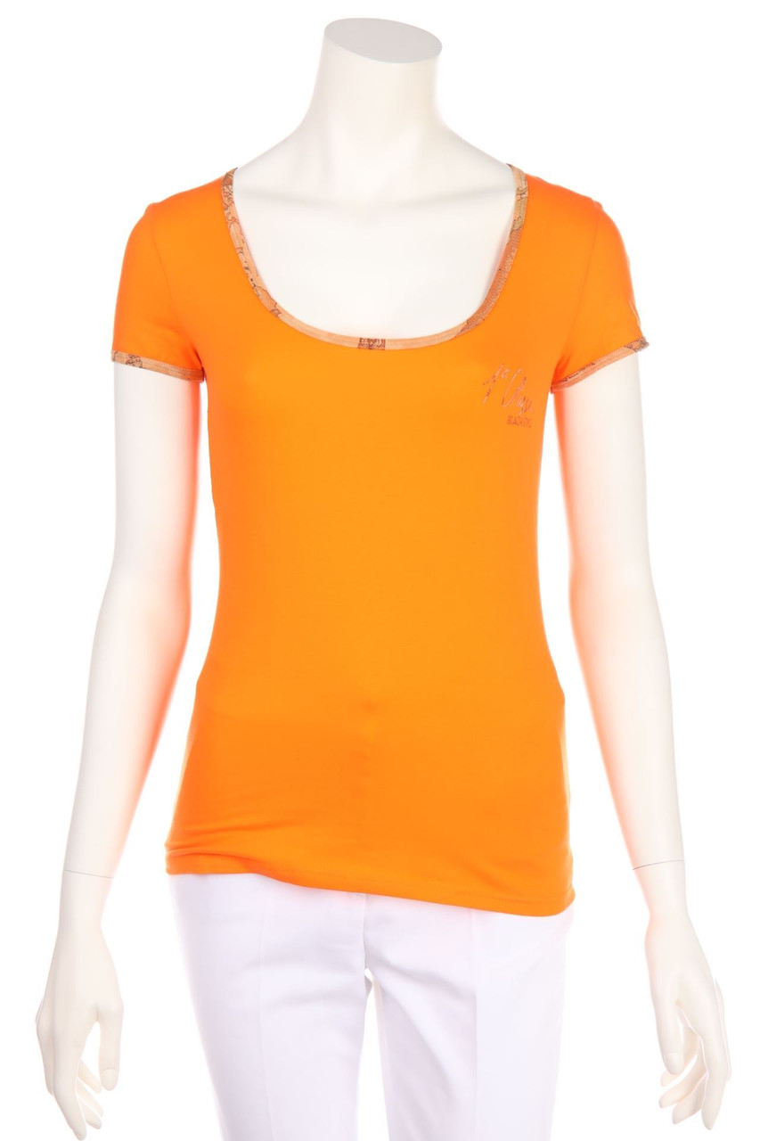 ALVIERO MARTINI 1A CLASSE BEACHSTYLE - Kurzarm-Shirt mit Logo-Print - M