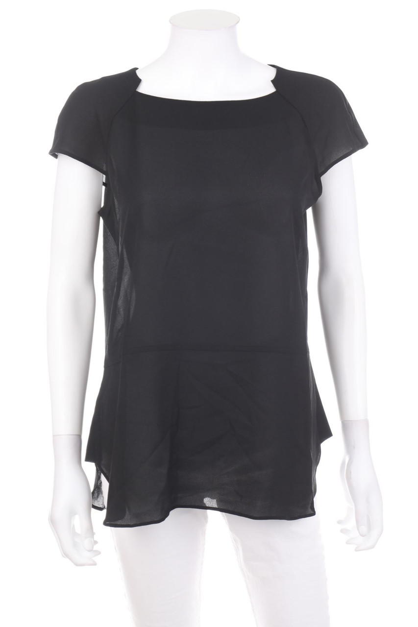 DUYAN Milano - Shortsleeve Blouse, Crêpe - D 36