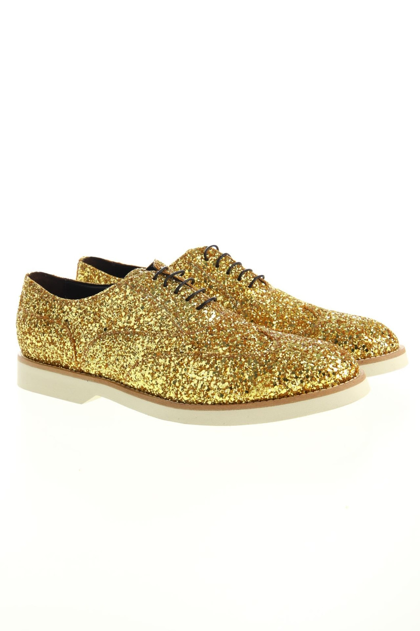 DOUCAL´S - Glitter-lace-up shoes