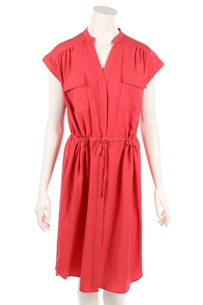 PAUL & JOE - Shirt Dress with Patch Pockets - D 40