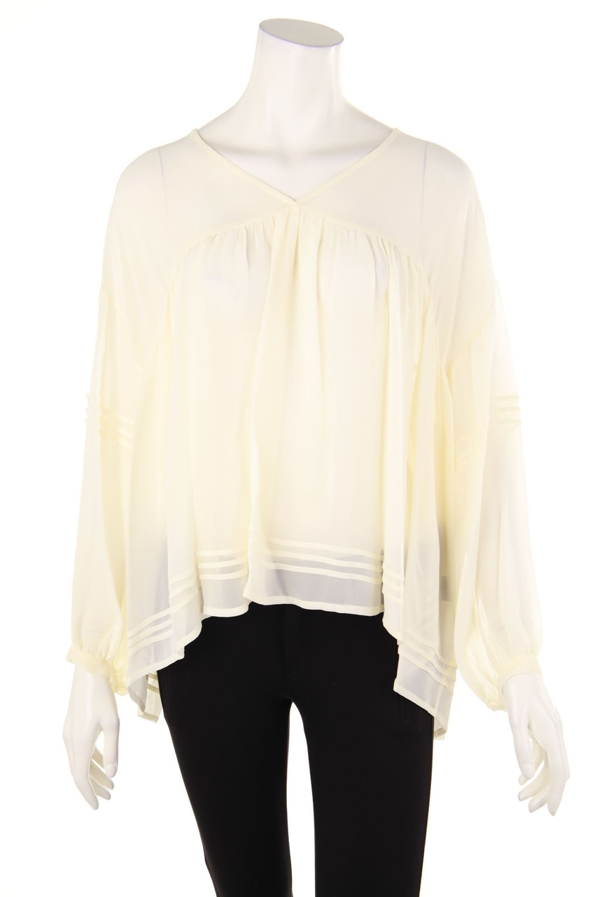 Suoli - Oversize-Blouse, Boho Style with Ruffles - D 36
