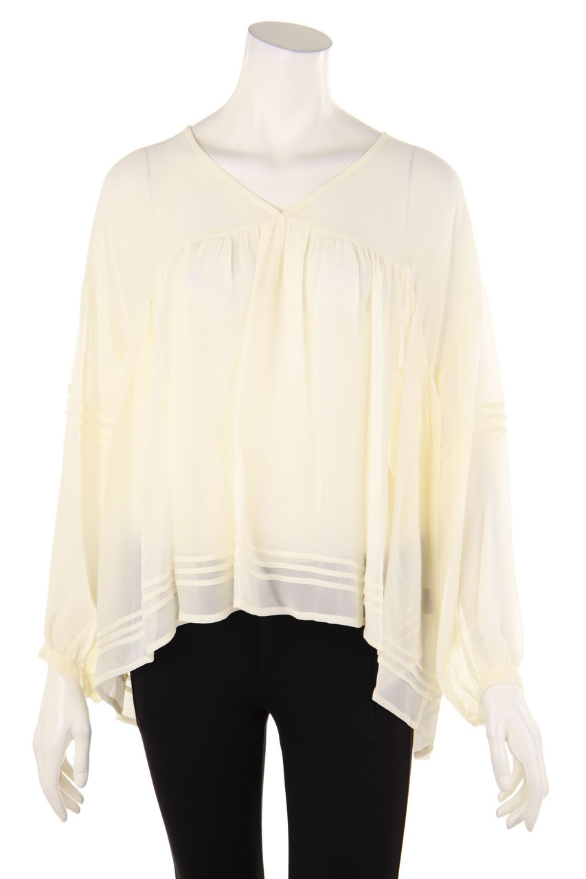 Suoli - Oversize-Blouse, Boho Style with Ruffles - D 36
