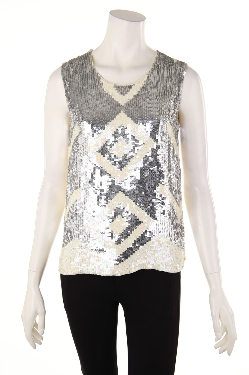 TWINSET SIMONA BARBIERI - Blusentop mit Pailletten - S